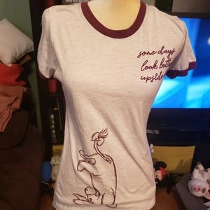 Disney Eeyore women's short sleeve tee shirt